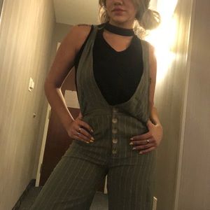 Forever 21 Olive Green Jumpsuit